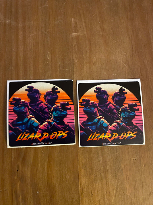 Lizard Ops Sticker Pack