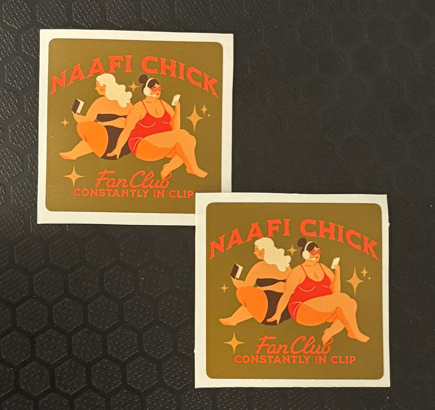 NAAFI Chick Fan Club Sticker